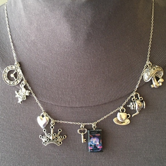 Alice in Wonderland by Lewis Carroll Handmade Literature Necklace, Book Cover - Picture 9 of 16